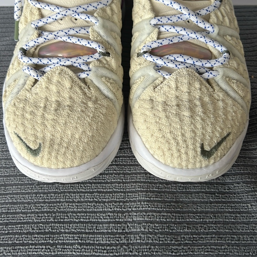 Lebron 18 Men's Cream Athletic Shoe’s